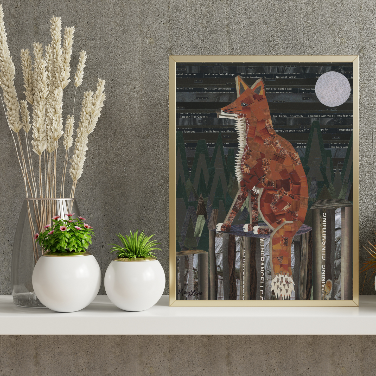Foxxy Night 11x14" Print