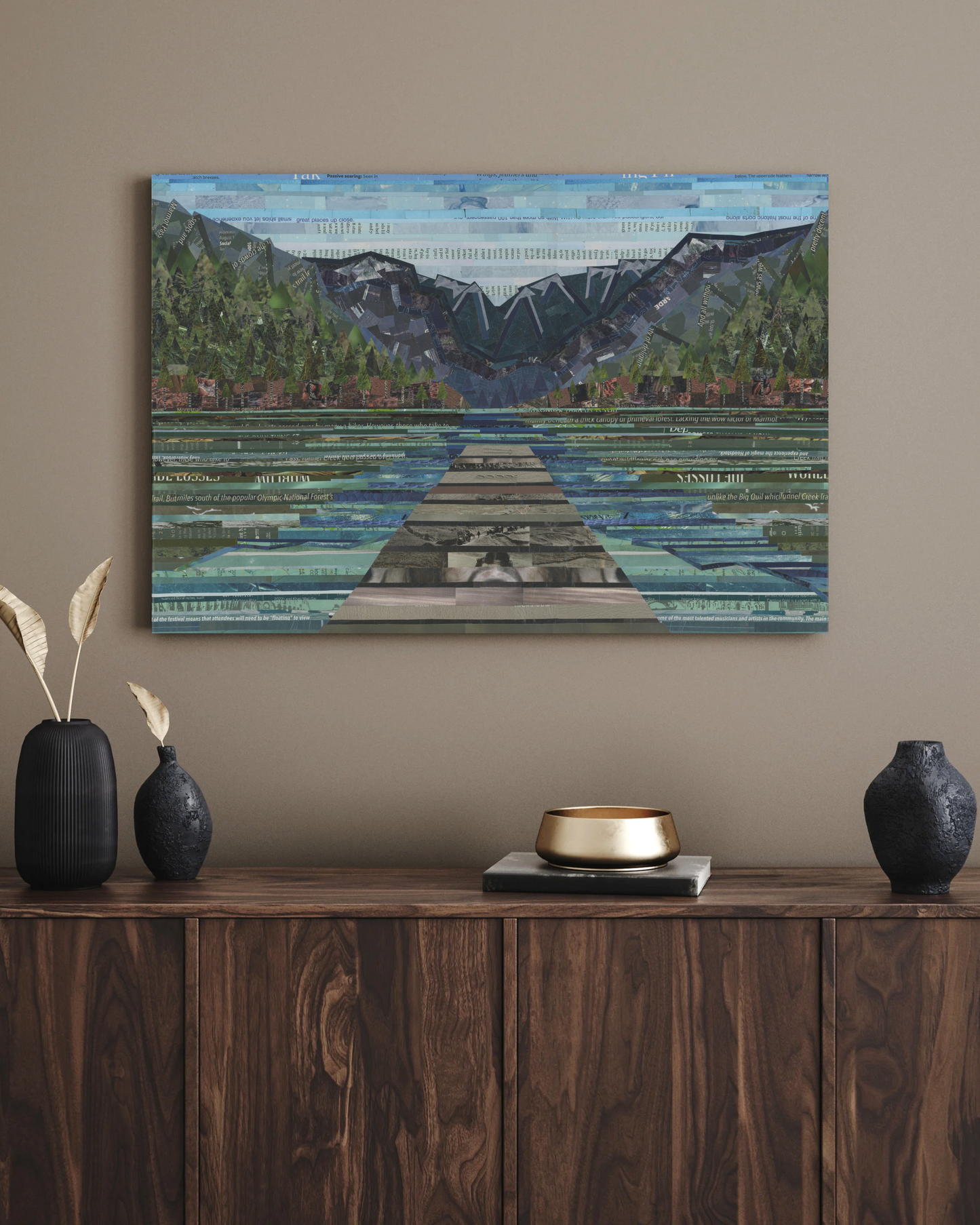 Lake Crescent, WA Thin Canvas Print 16x20"