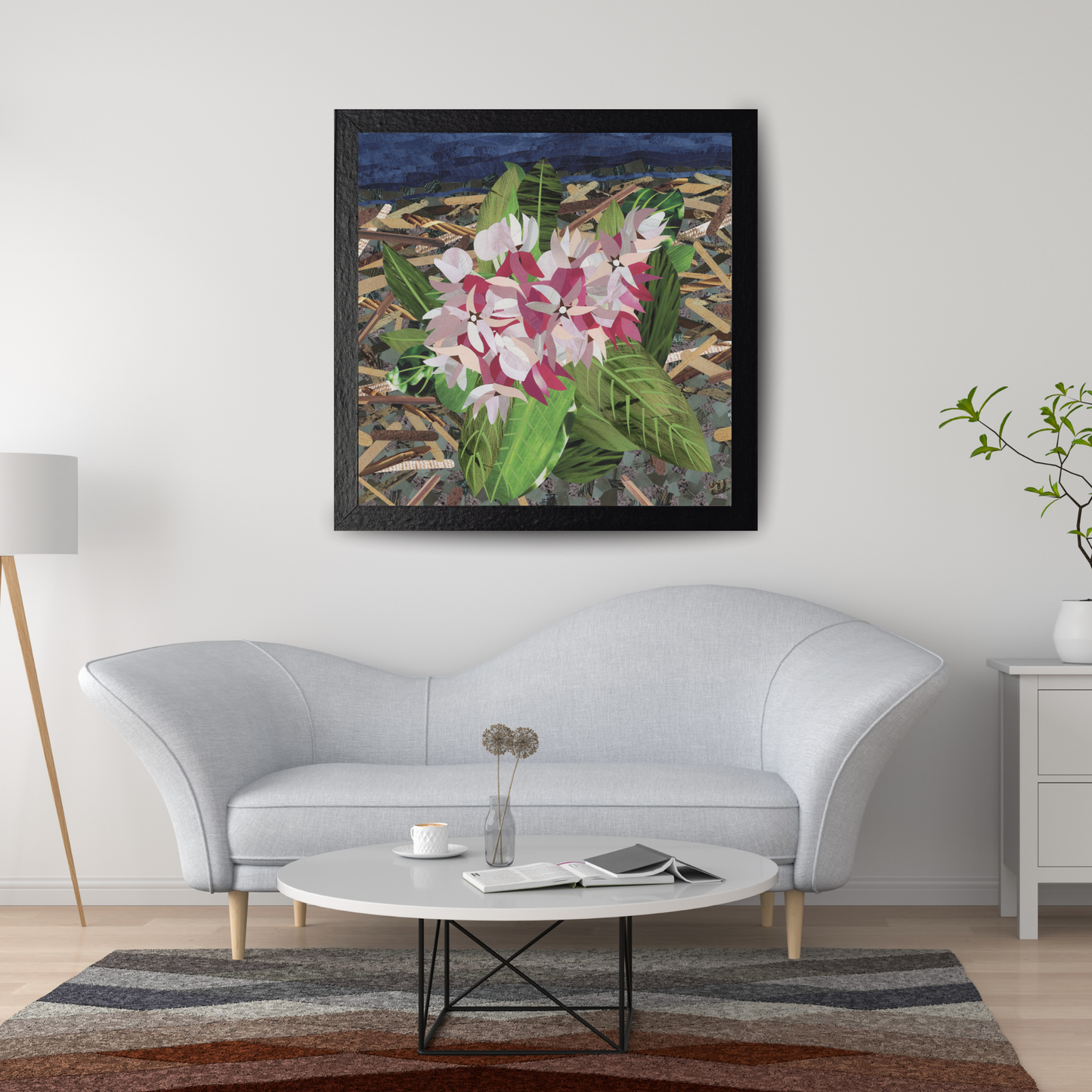 Native Milkweed 16x16" Print