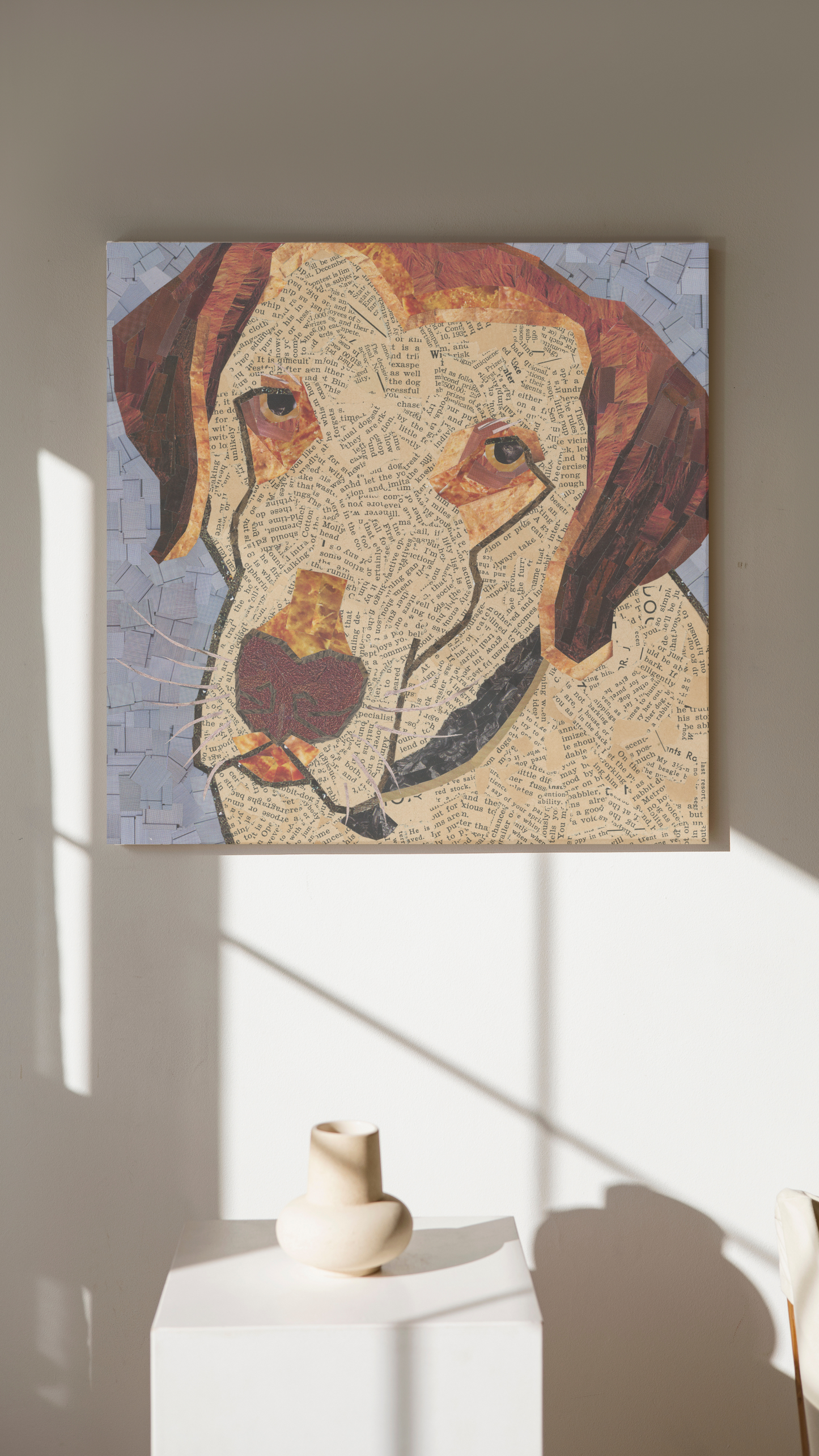 Chesapeake Bay Retriever Thin Canvas Print 16x16"