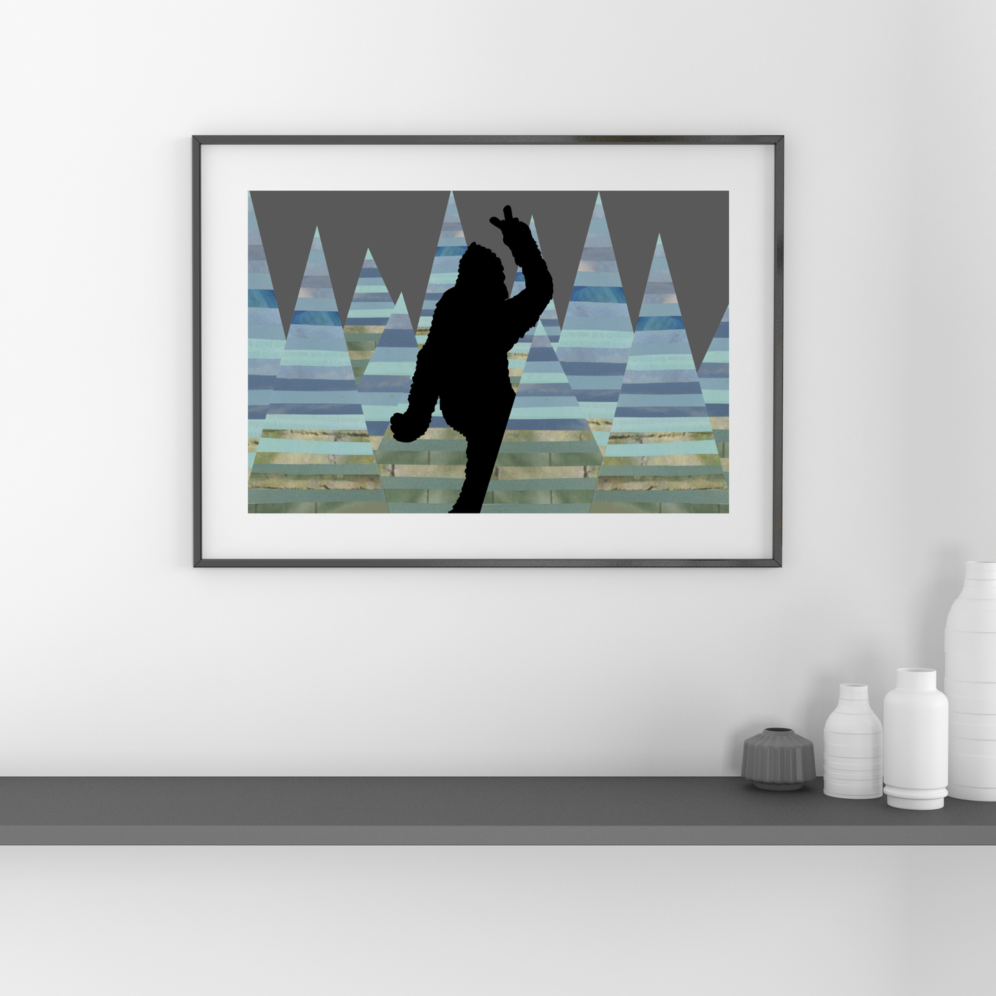 Sasquatch, the Hide and Seek Champion 11"x14" Print