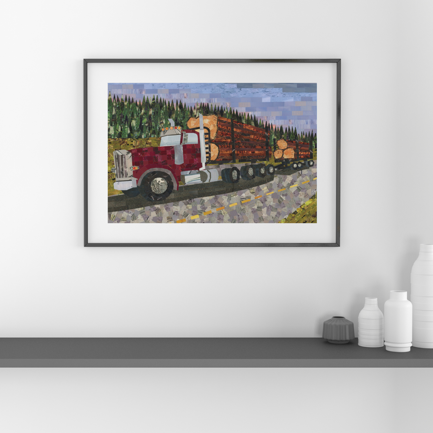 PNW Logging 11x14 Print