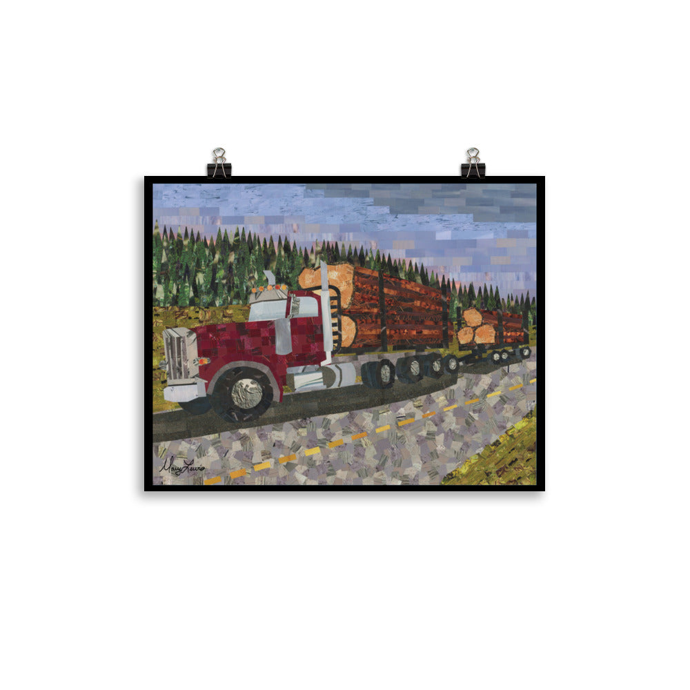 PNW Logging 11x14 Print