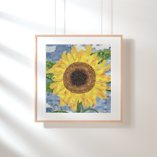 Soaring Sunflower Print 12x12"