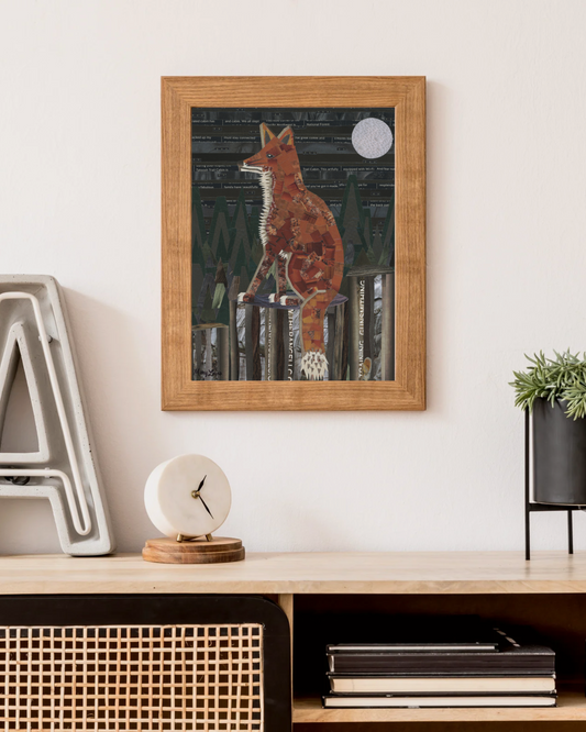 Foxxy Night 8x10" Print