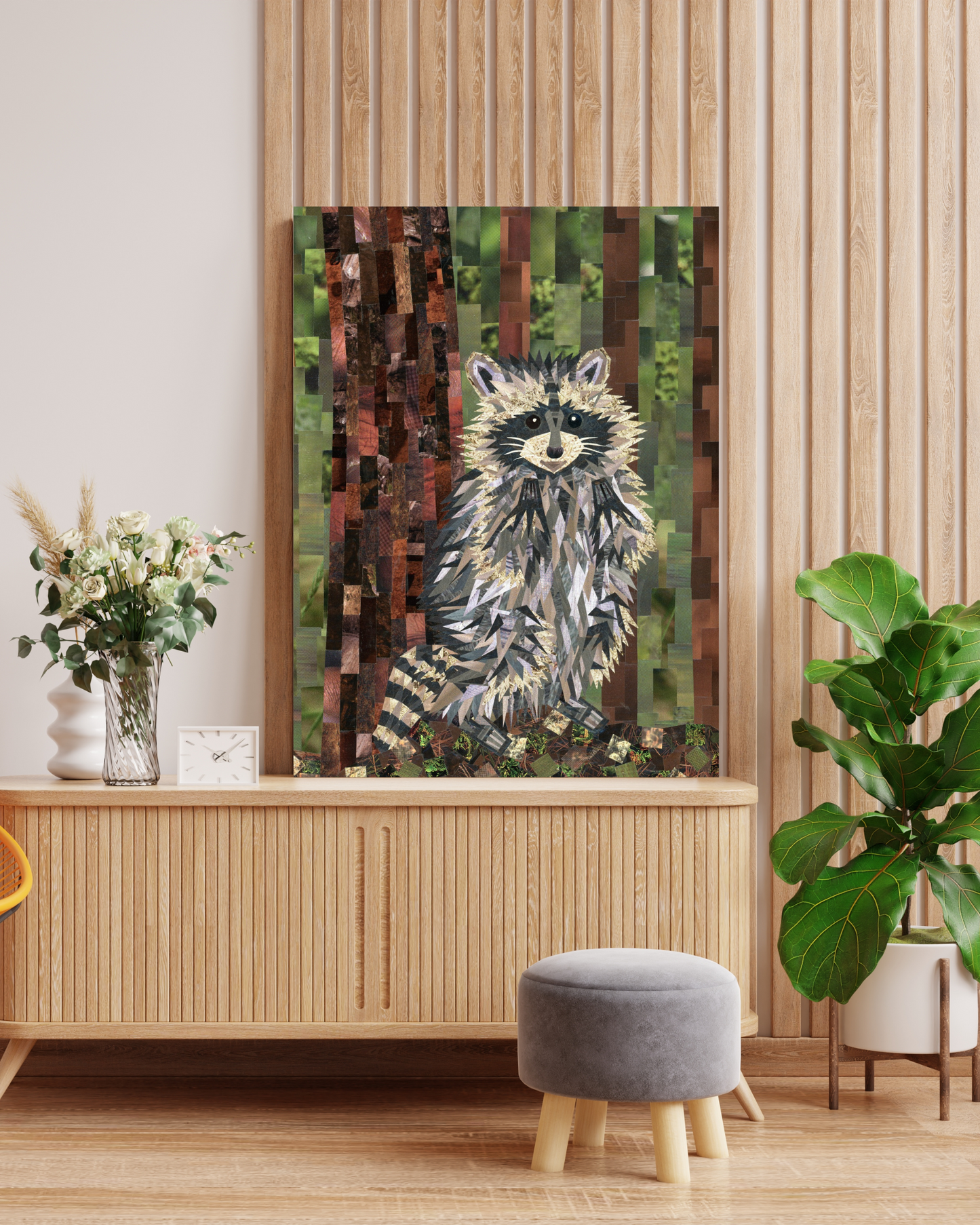 Forest Bandit 16x20" Thin Canvas Print