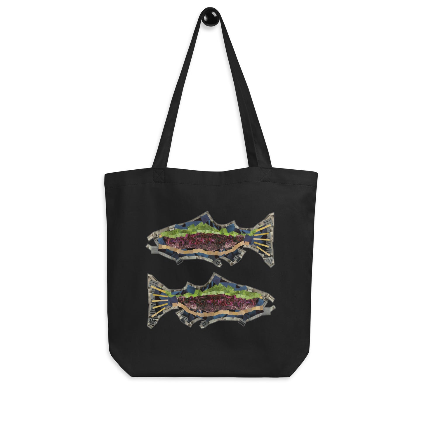 Salmon Run Eco Tote Bag