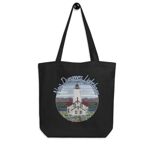Sequim Dungeness Lighthouse Eco Tote Bag