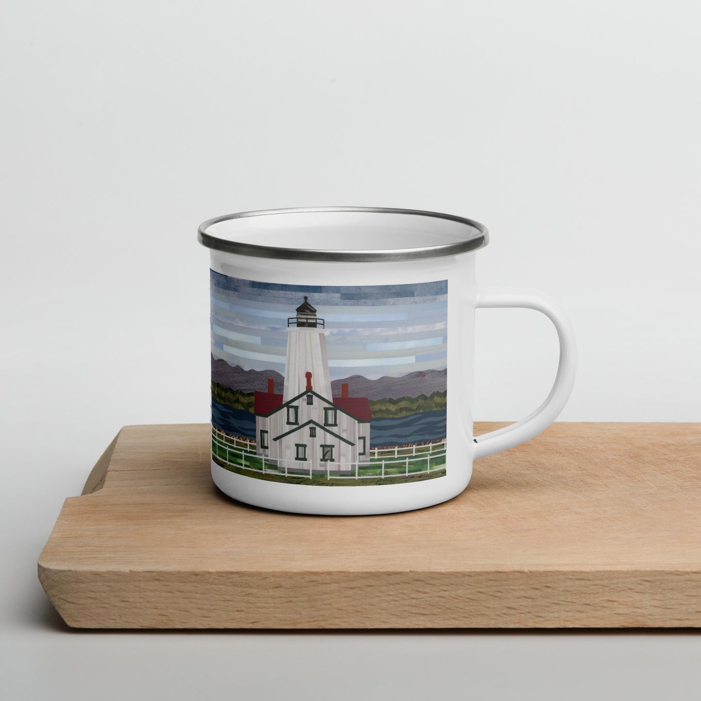 Sequim Dungeness Lighthouse Enamel Mug