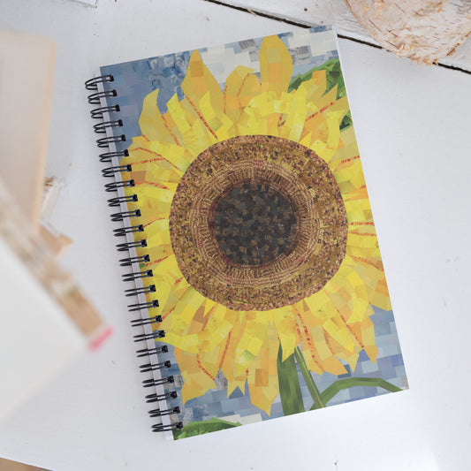 Soaring Sunflower Spiral Notebook