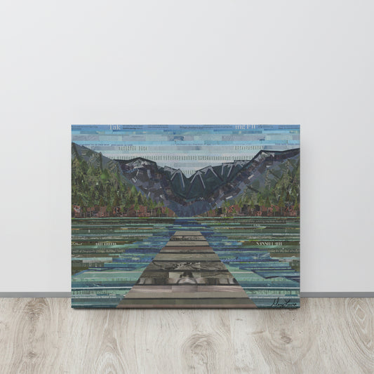 Lake Crescent, WA Thin Canvas Print 16x20"