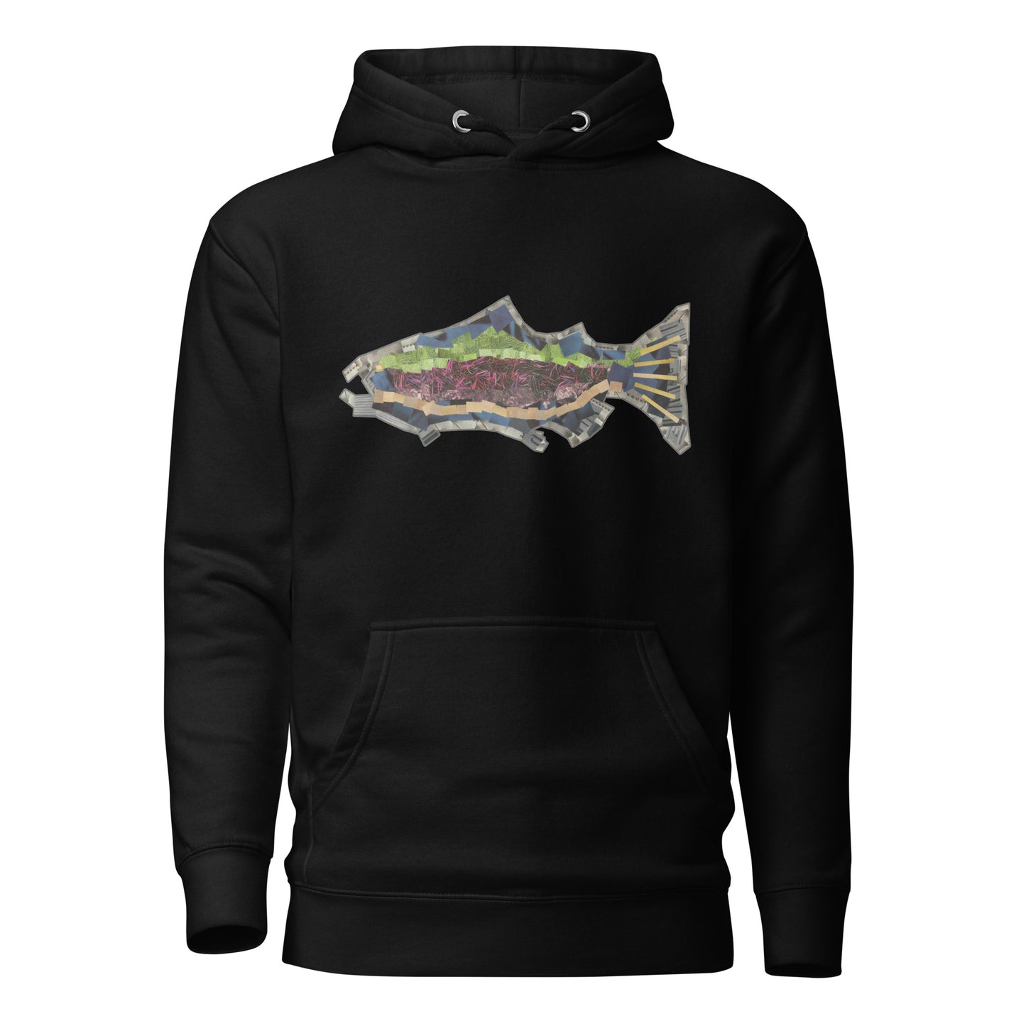 Salmon Run Unisex Hoodie