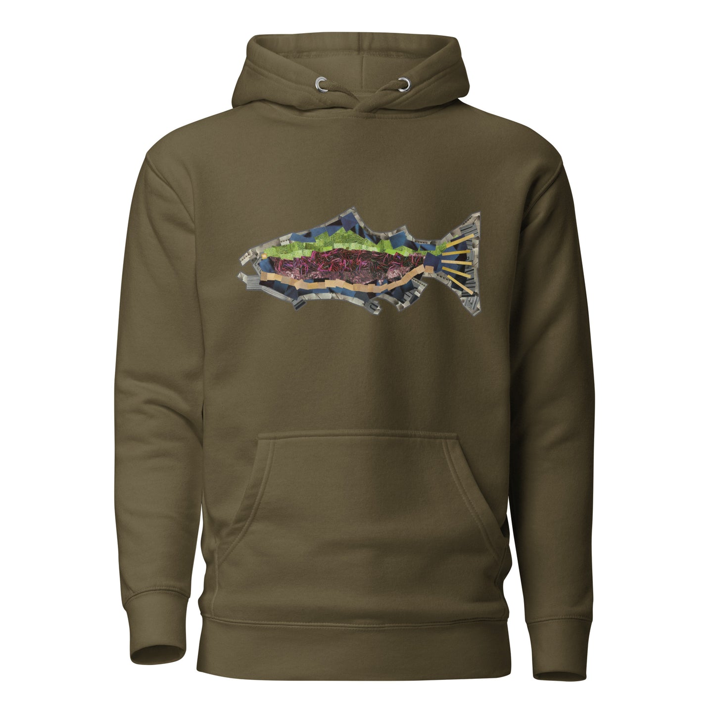 Salmon Run Unisex Hoodie