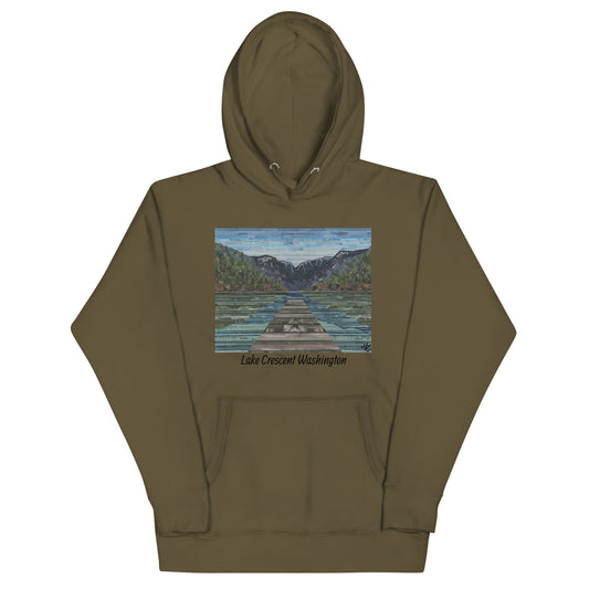 Lake Crescent, WA Unisex Hoodie