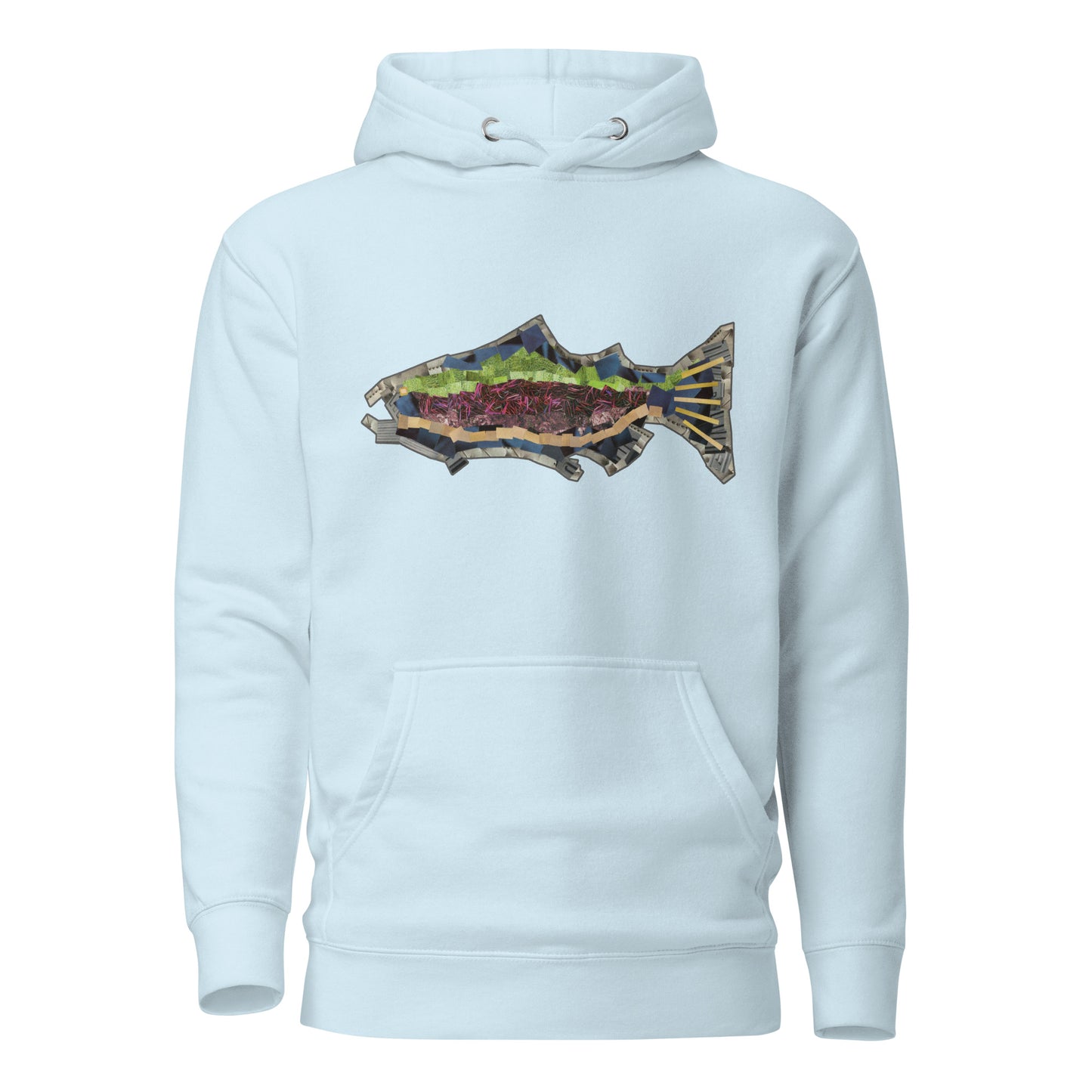 Salmon Run Unisex Hoodie