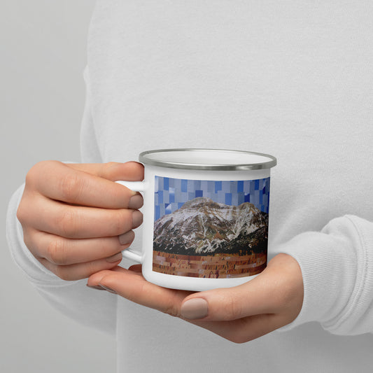 Mountainscape Enamel Mug