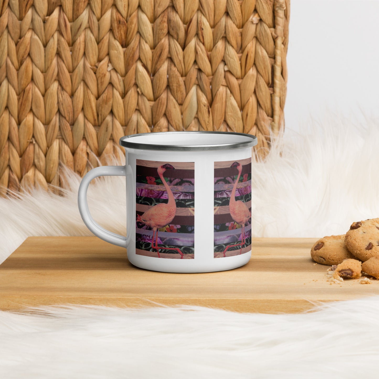 Fancy Flamingo Camping Mug