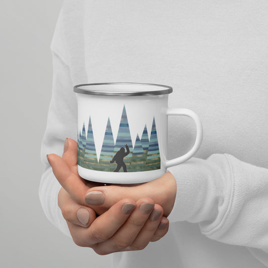 Sasquatch, the Hide and Seek Champion Enamel Mug