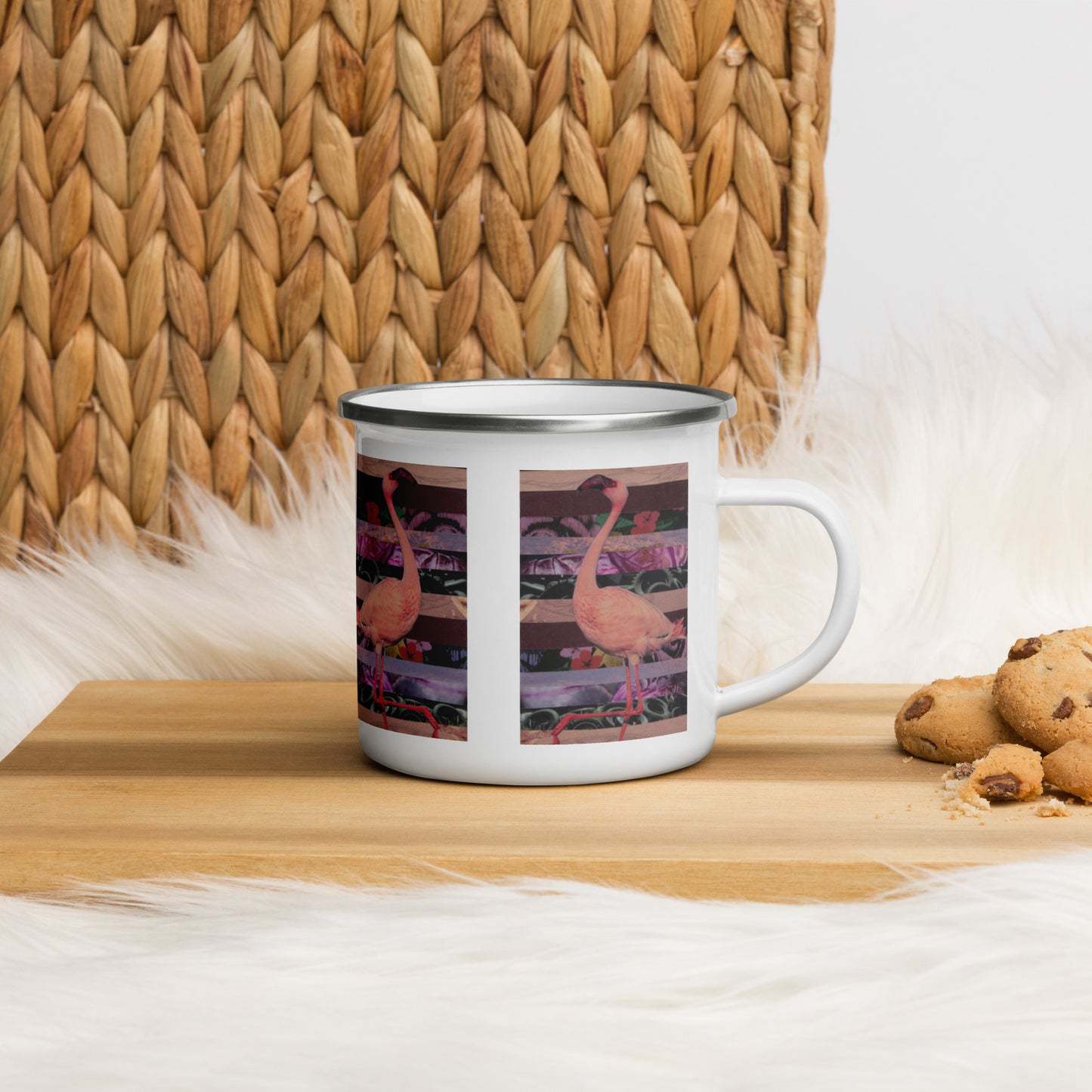 Fancy Flamingo Camping Mug