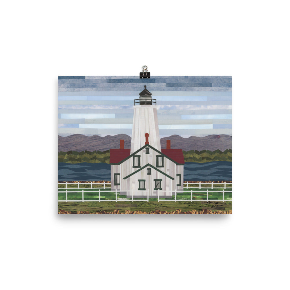 Sequim Dungeness Lighthouse 8x10" Print