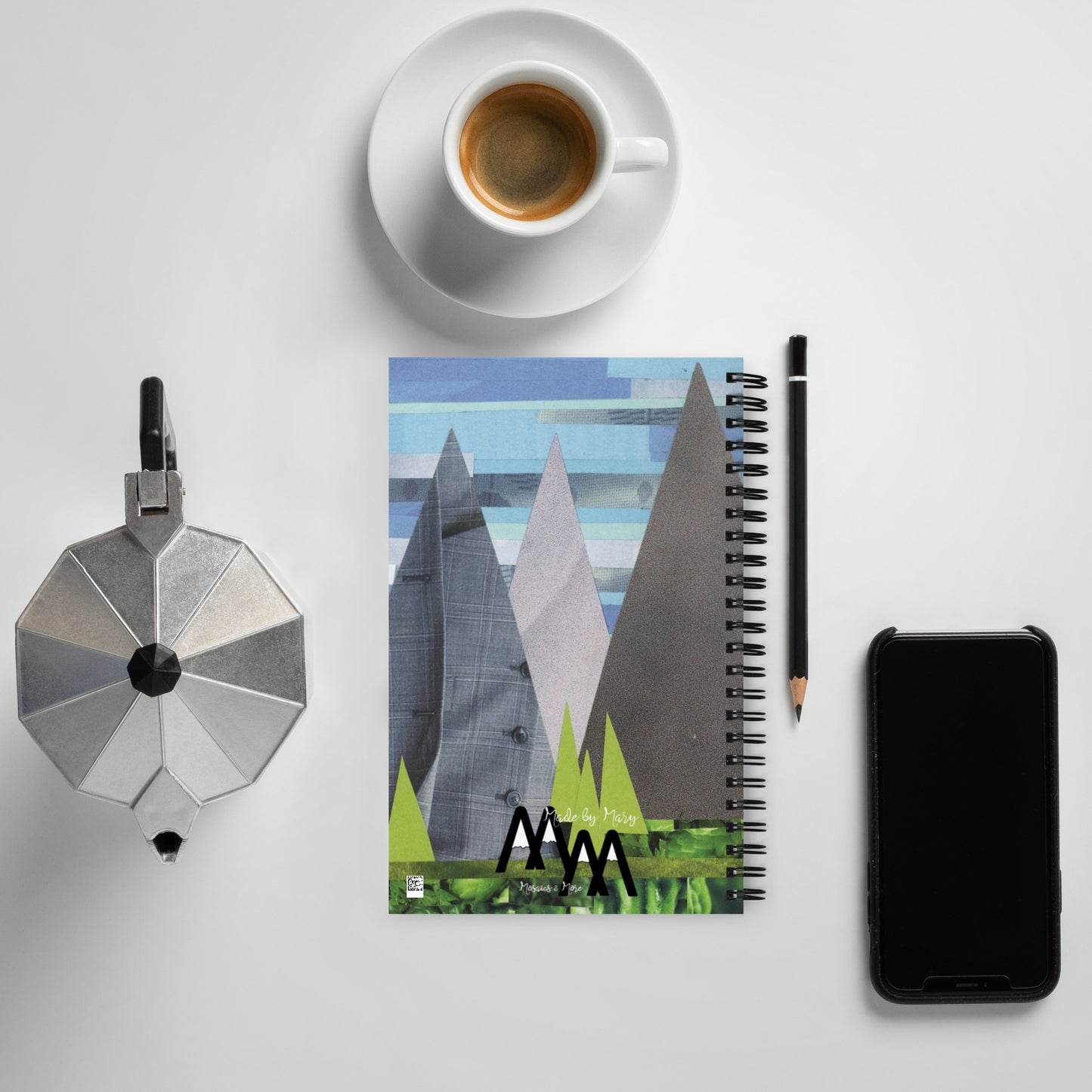 Olympic Mountains Spiral Notebook