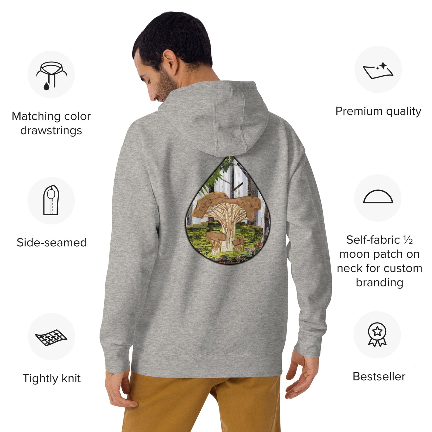 Chantrelle Mushroom Unisex Hoodie