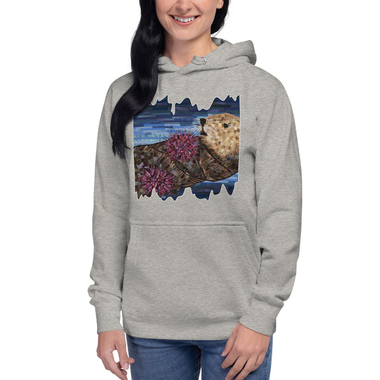 Snacking Sea Otter Unisex Hoodie