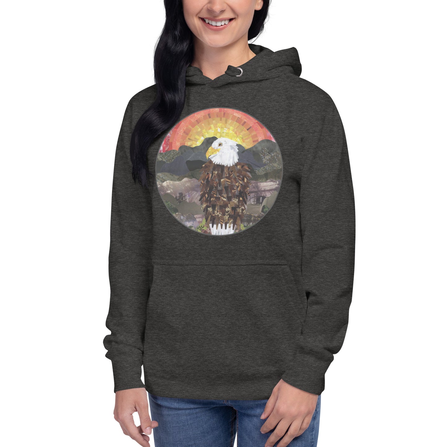 Bald Eagle in the Sunset Unisex Hoodie