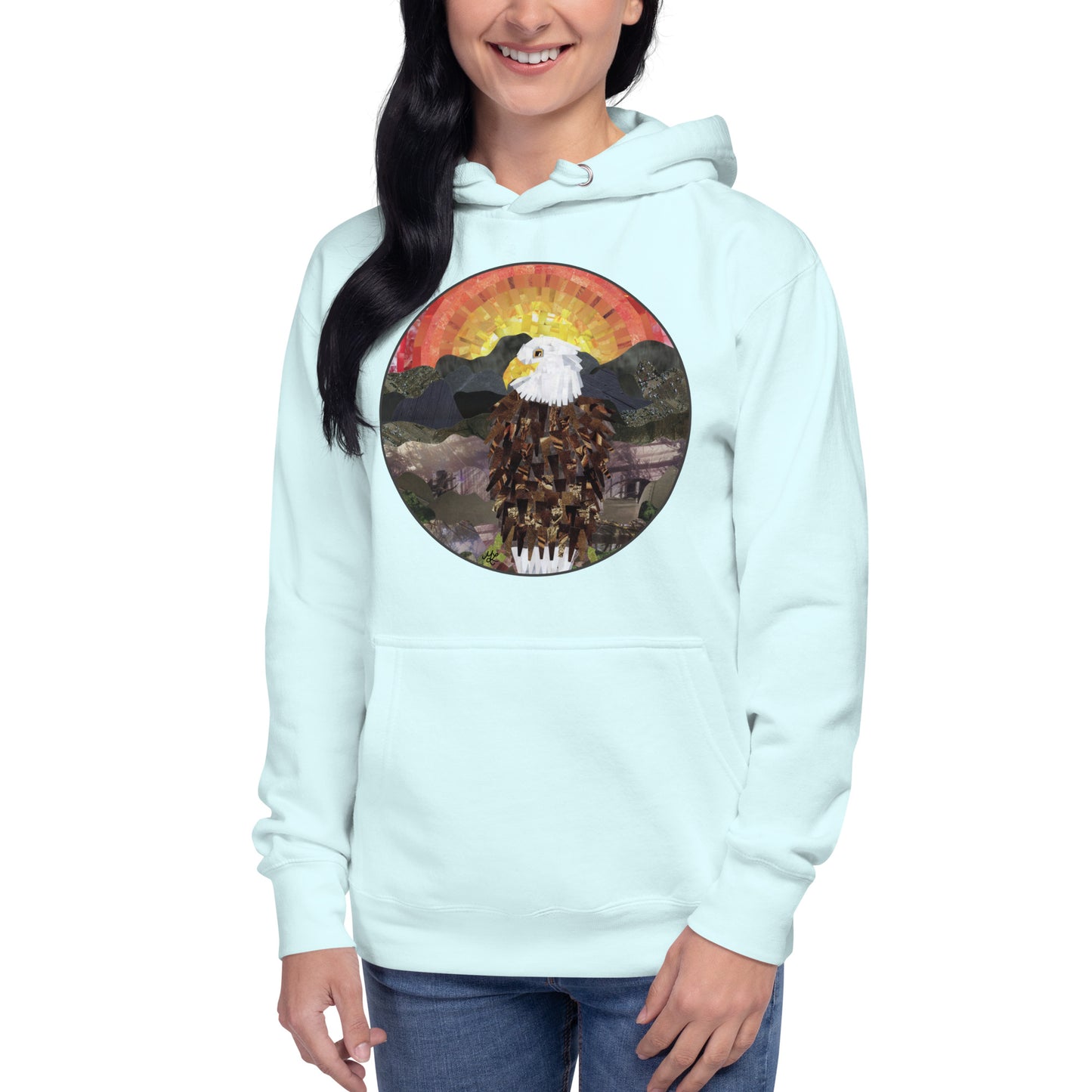 Bald Eagle in the Sunset Unisex Hoodie