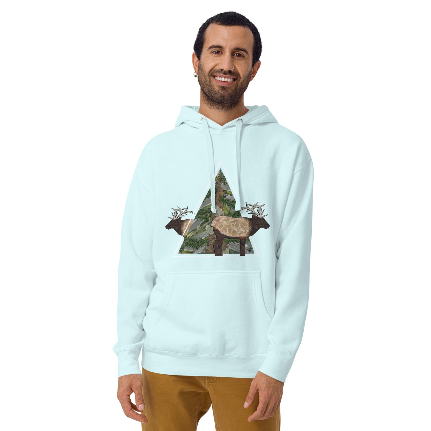 Roosevelt Elk in the Evergreens Unisex Hoodie