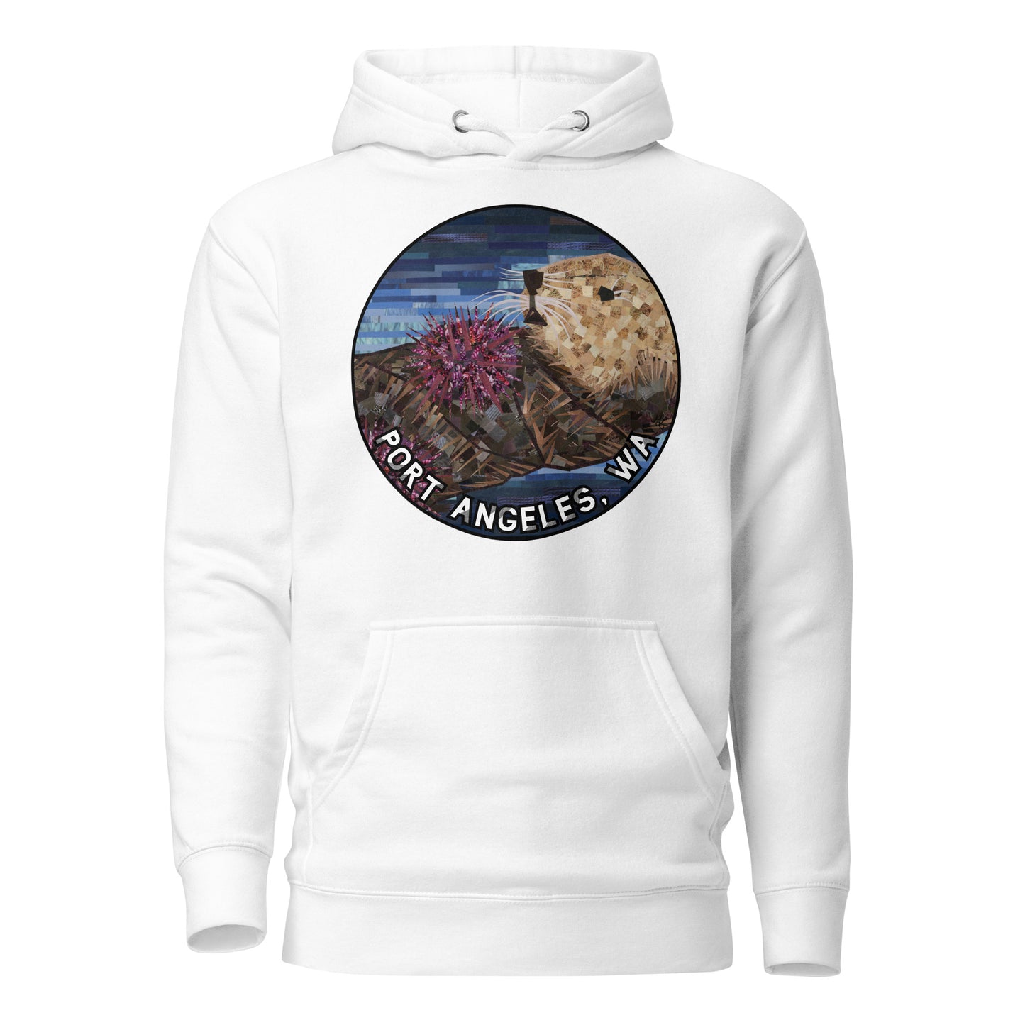 Snacking Sea Otter in Port Angeles Unisex Hoodie